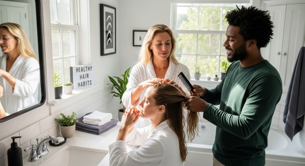 healthy hair habits lifestyle