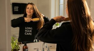 caring for long hair, hair care routine