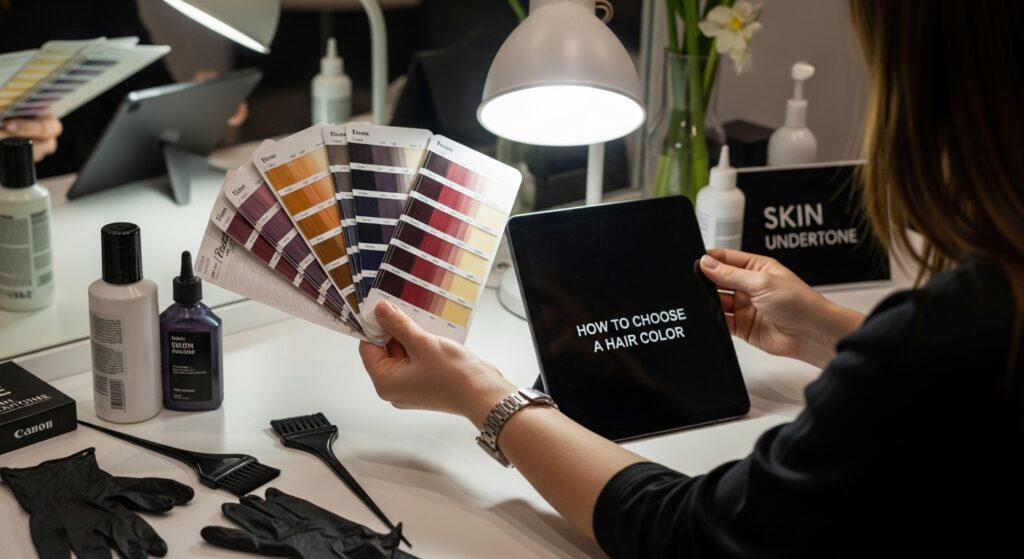 choose hair color consultation