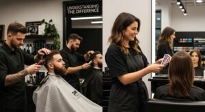 barber stylist difference