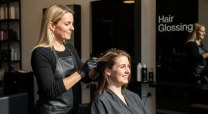 hair glossing salon