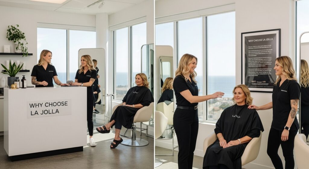 La Jolla salon interior
