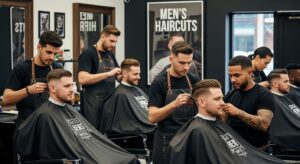 men's haircuts barbershop