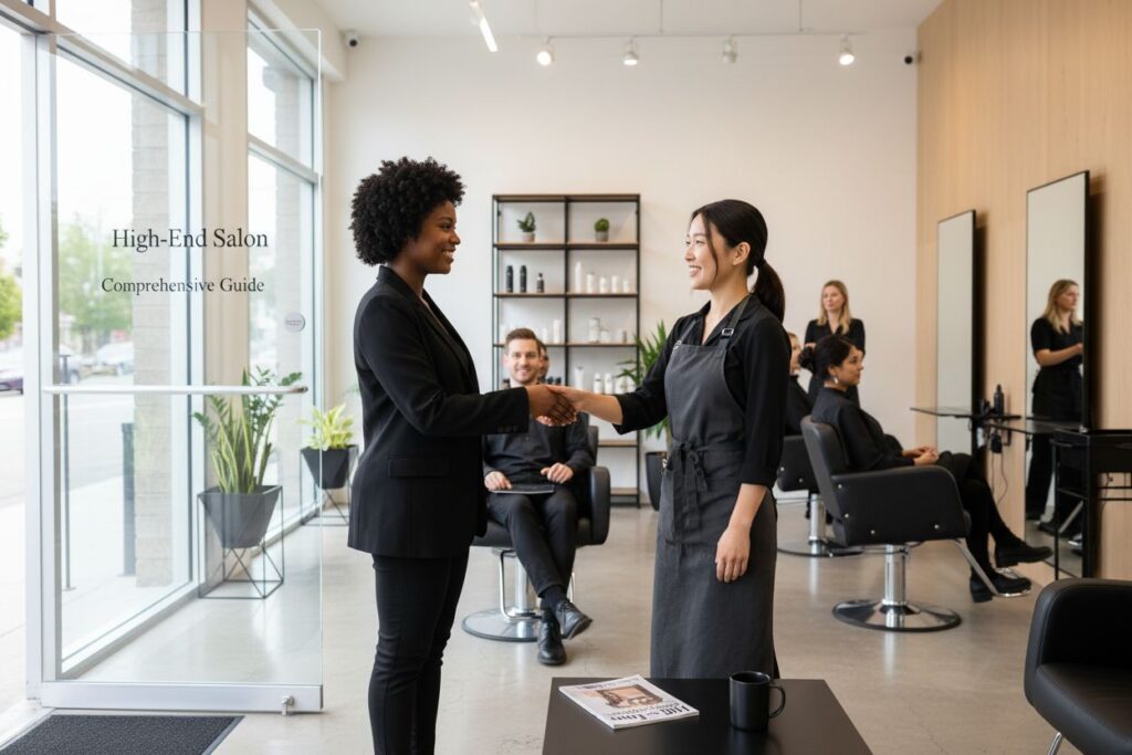 high-end salon experience