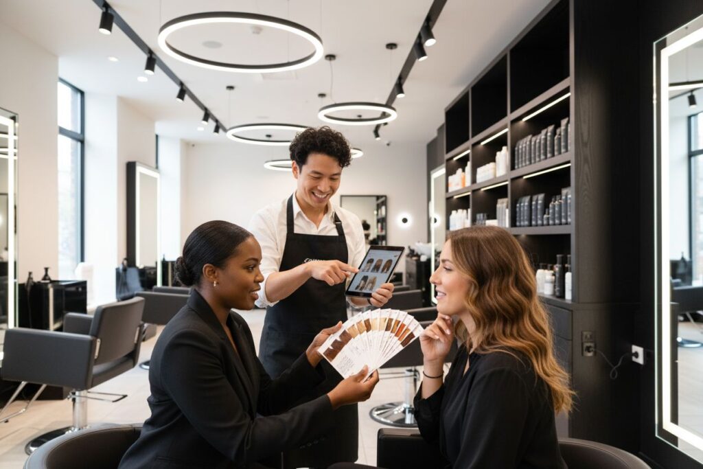 hair salon consultation