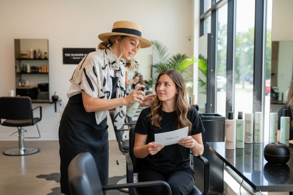 summer hair consultation