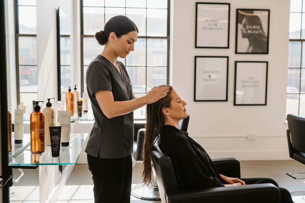 summer hair hydration