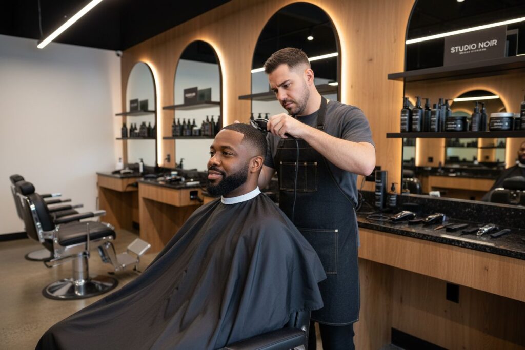 barber taper haircut